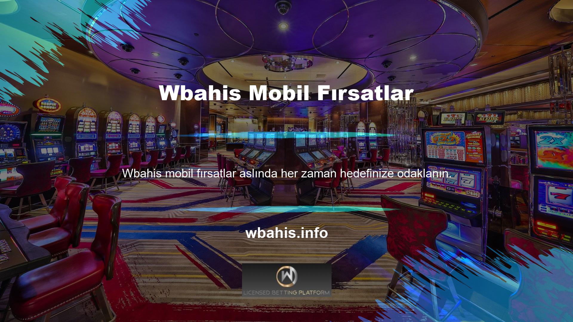 Yeni Wbahis mobil fırsat casino oyunlarını cep telefonunuzdan rahatlıkla oynayabilirsiniz