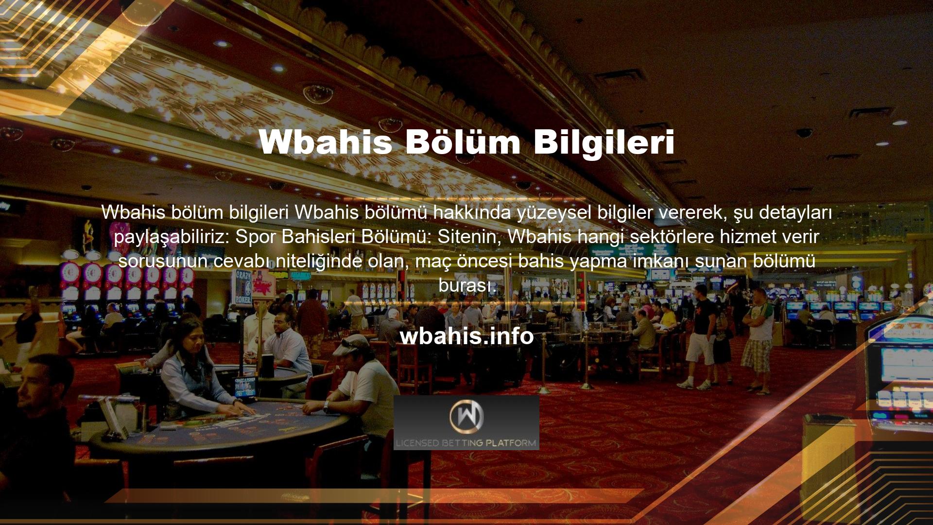 Sitenin bu bölümünde, bahis severler çok çeşitli bahis seçenekleri ve oranlarla, her gün binlerce maça bahis yapabilirler